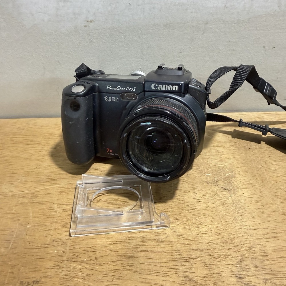 Canon PowerShot Pro1 Digital Camera 8.0MP Point Shoot 7x Zoom Tested Y2K 2000s